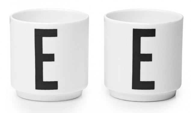 Design Letters & Friends Arne Jacobsen Vintage ABC Egg Cups (English E)