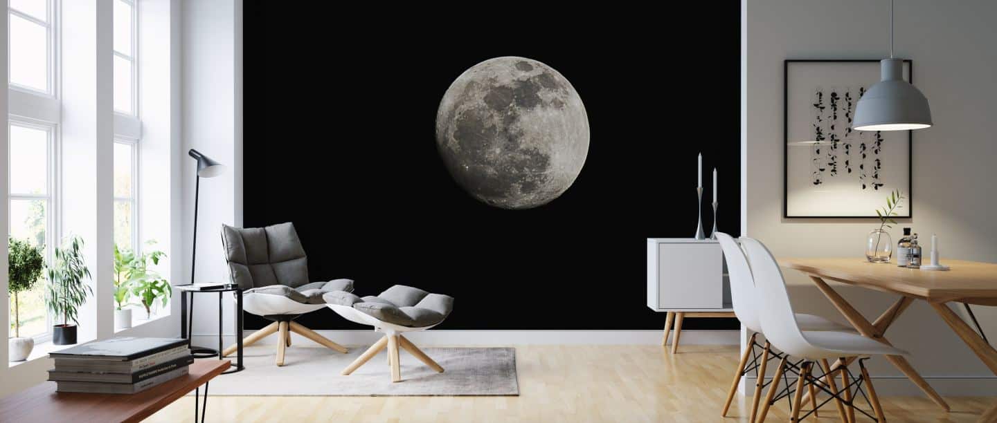 Wall Mural featuring the moon